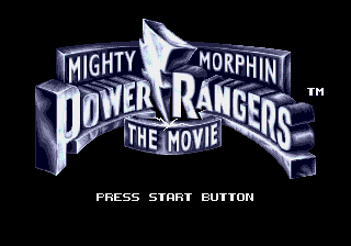 Power Rangers: The Movie - Enhanced Colors Title Screen